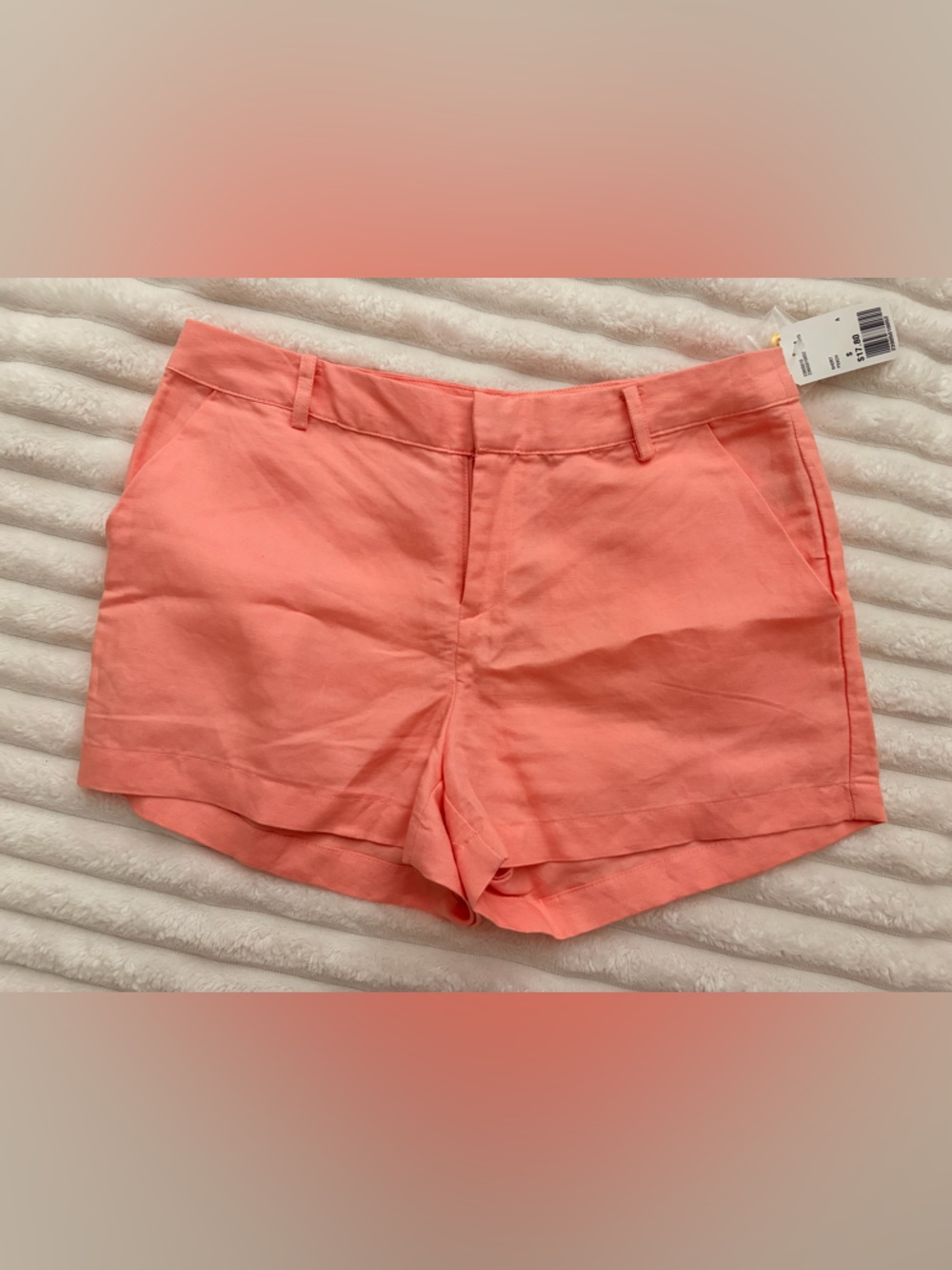 Forever 21 Coral High-Rise Tailored Shorts